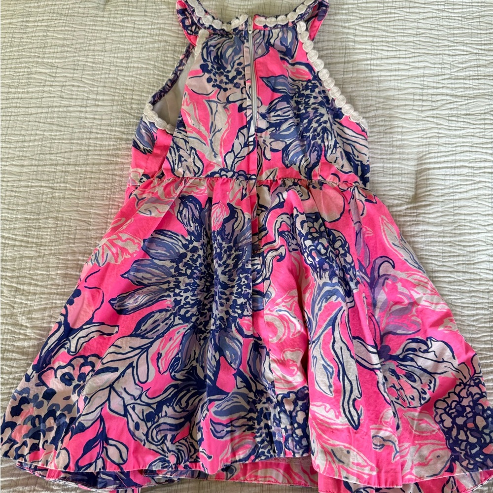 Lilly Pulitzer EUC Ruched Halter Sundress